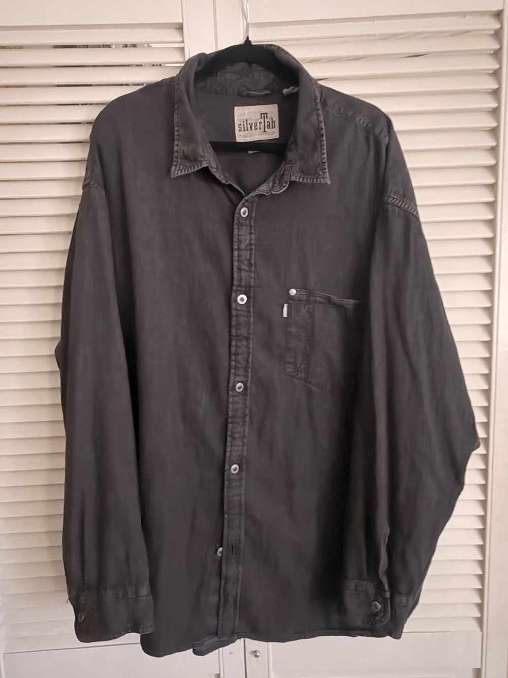 Levi's Black Lightweight Button-Up Shirt Jacket